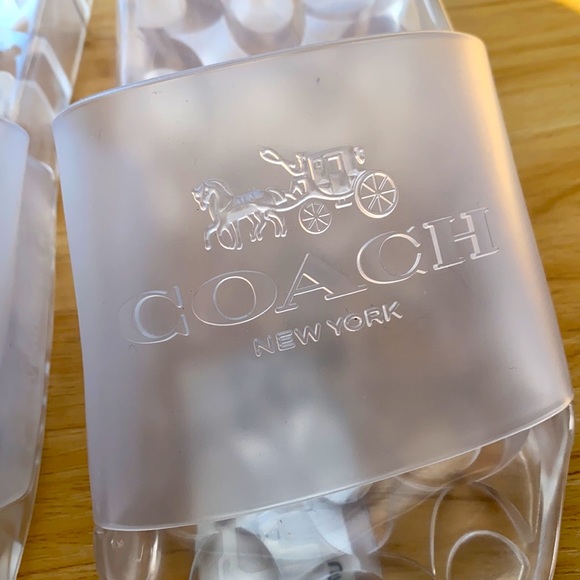 Coach Ulyssa Rubber Slide | Clear | Size: 6 - Picture 4 of 6